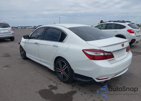 2017 Honda Accord Sport from USA, damaged, VIN 1HGCR2F50HA292452